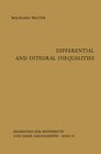 Buchcover Differential and Integral Inequalities