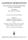 Buchcover Magnetic and Other Properties of Oxides and Related Compounds / Magnetische und andere Eigenschaften von Oxiden und verw