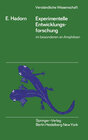 Buchcover Experimentelle Entwicklungsforschung im besonderen an Amphibien