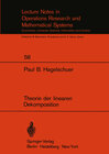 Buchcover Theorie der linearen Dekomposition