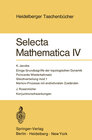 Buchcover Selecta Mathematica IV