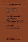 Buchcover Personelle und Statistische Wahrscheinlichkeit