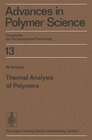 Buchcover Thermal Analysis of Polymers
