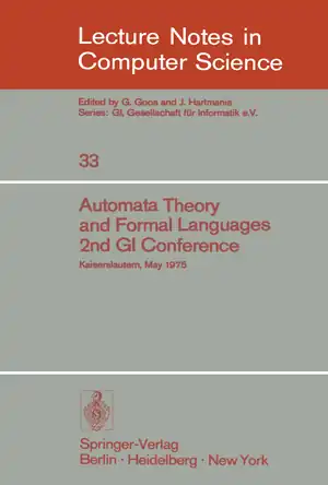 Buchcover ISBN 9783540074076