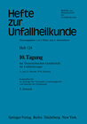 Buchcover 10. Tagung der Österreichischen Gesellschaft für Unfallchirurgie