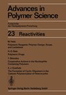 Buchcover Reactivities