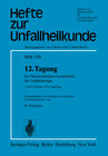 Buchcover 12. Tagung der Österreichischen Gesellschaft für Unfallchirurgie