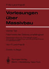 Buchcover Vorlesungen über Massivbau