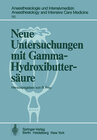 Buchcover Neue Untersuchungen mit Gamma-Hydroxibuttersäure