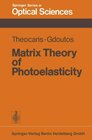 Buchcover Matrix Theory of Photoelasticity