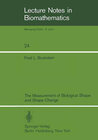 Buchcover The Measurement of Biological Shape and Shape Change