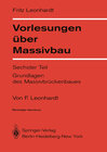 Buchcover Vorlesungen über Massivbau