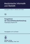 Buchcover Perspektiven der Gesundheitssystemforschung