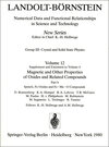 Buchcover Spinels, Fe Oxides, and Fe-Me-O Compounds / Spinelle, Fe-Oxide und Fe-Me-O-Verbindungen