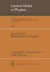 Buchcover A Symplectic Framework for Field Theories
