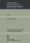 Buchcover Optimal Spatial Interaction and the Gravity Model