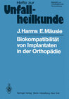 Buchcover Biokompatibilität von Implantaten in der Orthopädie