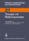 Buchcover Therapie mit Blutkomponenten
