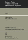 Buchcover Test Examples for Nonlinear Programming Codes