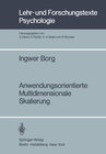 Buchcover Anwendungsorientierte Multidimensionale Skalierung