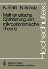 Buchcover Mathematische Optimierung und mikroökonomische Theorie
