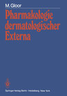Buchcover Pharmakologie dermatologischer Externa