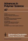 Buchcover Synthesis and Degradation Rheology and Extrusion