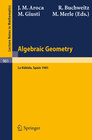 Buchcover Algebraic Geometry