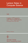Buchcover Logics of Programs and Their Applications