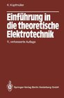 Buchcover Einführung in die theoretische Elektrotechnik