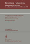 Buchcover Geometrisches Modellieren