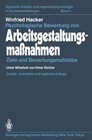 Buchcover Psychologische Bewertung von Arbeitsgestaltungsmaßnahmen