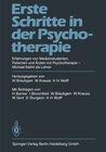 Buchcover Erste Schritte in der Psychotherapie