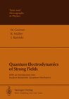 Buchcover Quantum Electrodynamics of Strong Fields