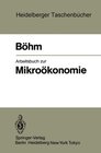 Buchcover Arbeitsbuch zur Mikroökonomie