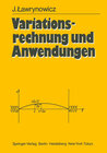 Buchcover Variationsrechnung und Anwendungen