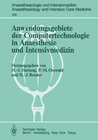 Buchcover Anwendungsgebiete der Computertechnologie in Anaesthesie und Intensivmedizin