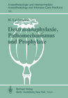 Buchcover Dextrananaphylaxie, Pathomechanismus und Prophylaxe