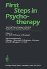 Buchcover First Steps in Psychotherapy