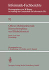 Buchcover Offene Multifunktionale Büroarbeitsplätze und Bildschirmtext