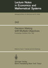 Buchcover Decision Making with Multiple Objectives