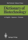 Buchcover Dictionary of Biotechnology