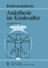 Buchcover Anästhesie im Kindesalter