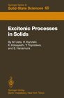 Buchcover Excitonic Processes in Solids