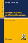 Buchcover Harmonic Mappings and Minimal Immersion