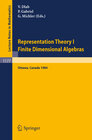 Buchcover Representation Theory I. Proceedings of the Fourth International Conference on Representations of Algebras, held in Otta