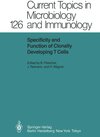 Buchcover Specificity and Function of Clonally Developing T Cells