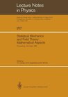 Buchcover Statistical Mechanics and Field Theory: Mathematical Aspects