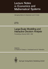 Buchcover Large-Scale Modelling and Interactive Decision Analysis