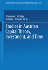 Buchcover Studies in Austrian Capital Theory, Investment, and Time